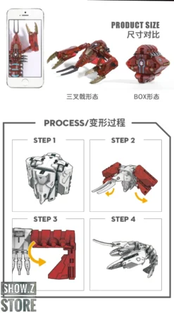 52Toys BeastBox BB-11 Trident -Model handmade 04506b93f2