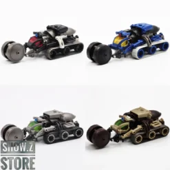 Rihio Multiabyss MM007 Lair Perambulator Set Of 4 (BlueBlackGreyBrown)