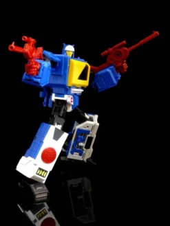KFC Toys E.A.V.I. Metal Phase 4B Doubledeck Blaster Blue W/ Stinger & Mandy Cassettes -Model handmade 07c7764832