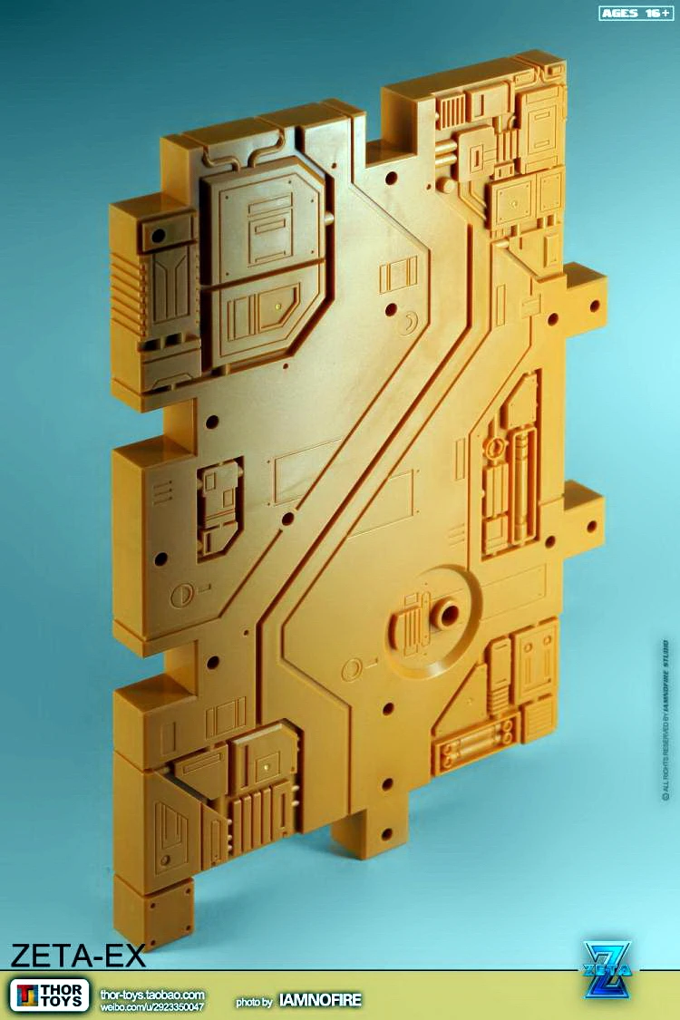 Zeta Toys Zeta-EX Display Base (Orange & Black) 6 Zeta Toys Zeta-EX Display Base (Orange & Black) - Image 6