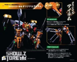 Pose Toy Pose+ Metal Series The King Of Braves GaoGaiGar GoldyMarg & Star GaoGaiGar Option Set Deluxe Version -Model handmade 0dd577a6ba