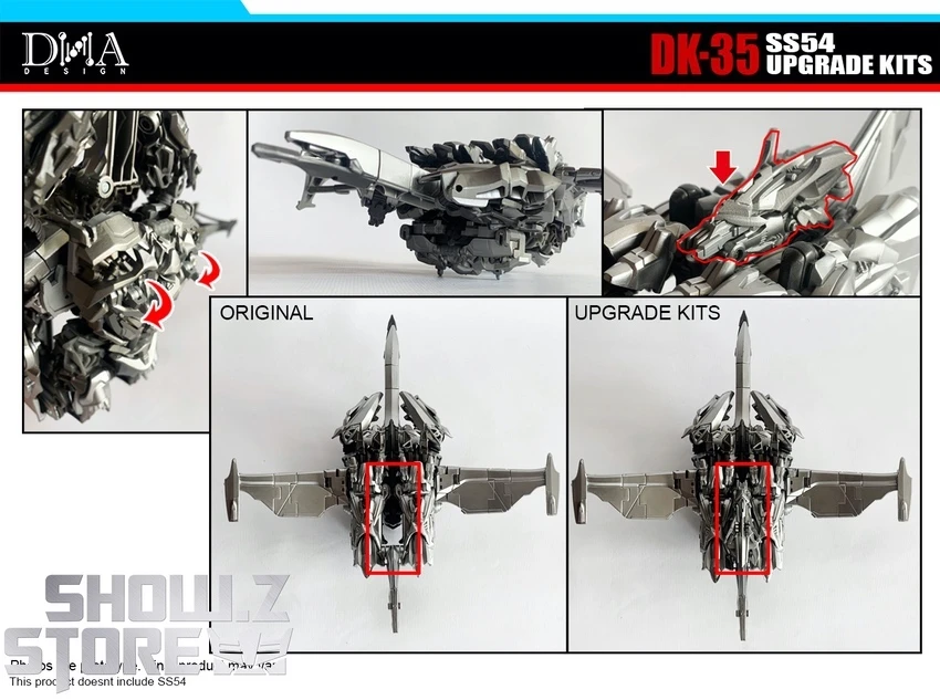 DNA Design DK-35 Upgrade Kit For SS54 Megatron W/ Bonus 7 DNA Design DK-35 Upgrade Kit For SS54 Megatron W/ Bonus - Image 7