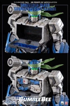 ThreeZero & Hasbro 3Z0160-EX 3Z04121W0 DLX Shattered Glass Soundwave & Ravage W/ LED -Model handmade 15c799efb9