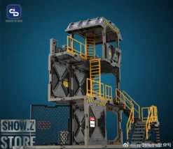 FreshRetro 1/18 1/24 SIB02 Scene In Box Guard Tower Model Kit -Model handmade 173830678e