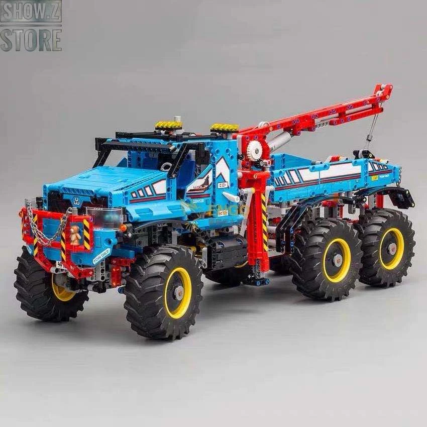 Lepin 20056 6×6 All Terrain RC Tow Truck 7 Lepin 20056 6×6 All Terrain RC Tow Truck - Image 7