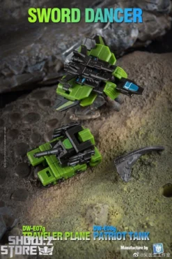 Dr.Wu Sword Dancer Slamdance DW-E07G Traveler Plane Raindance & DW-E08G Patriot Tank Grandslam Set Of 2 Green Version 18 Dr.Wu Sword Dancer Slamdance DW-E07G Traveler Plane Raindance & DW-E08G Patriot Tank Grandslam Set Of 2 Green Version -Model handmade 18befd777d