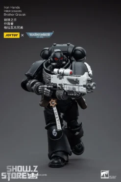 JoyToy Source 1/18 Warhammer 40K Iron Hands Intercessors Brother Gravak -Model handmade 1ac94b5c47