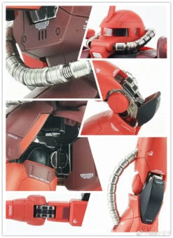 Metal Soldier MS 1/100 MS-06S MS06S Char's Zaku II Side 3 Side3 Red Comet Gundam Mobile Suit -Model handmade 1e7b1a1845