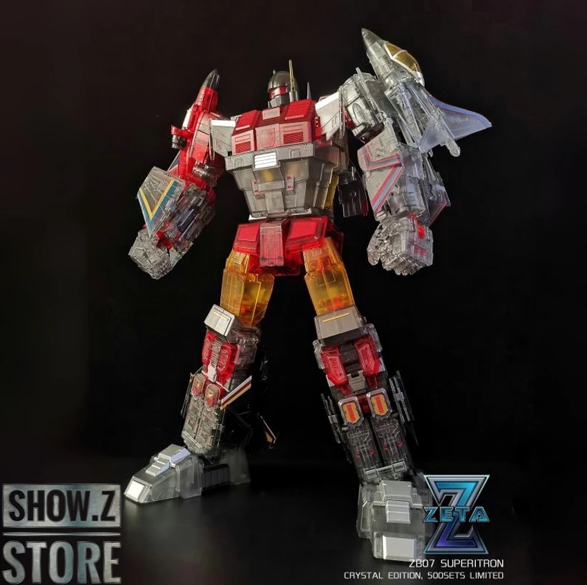 Zeta Toys ZB-07 Superitron Superion Clear Version Giftbox Set Of 6 1 Zeta Toys ZB-07 Superitron Superion Clear Version Giftbox Set Of 6