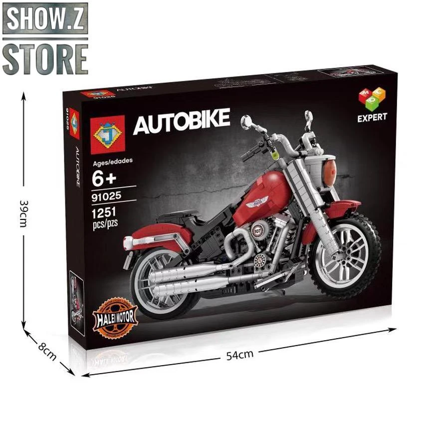 Lepin/Jack 91025 Harley-Davidson Motorcycle Fat Boy 17 Lepin/Jack 91025 Harley-Davidson Motorcycle Fat Boy - Image 17