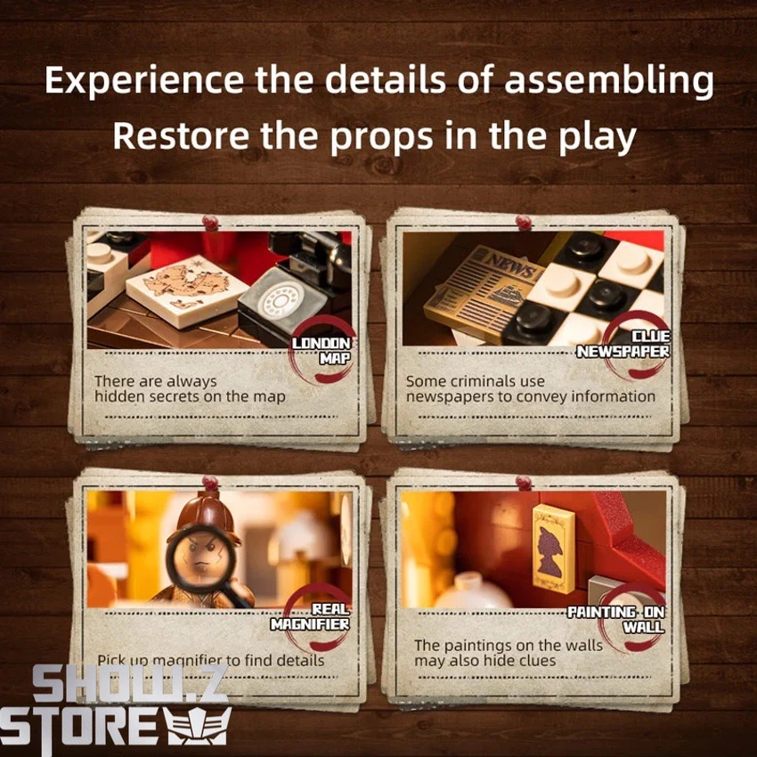 Pantasy 86218 Sherlock Holmes 221B Baker Street Building Blocks 20 Pantasy 86218 Sherlock Holmes 221B Baker Street Building Blocks - Image 20