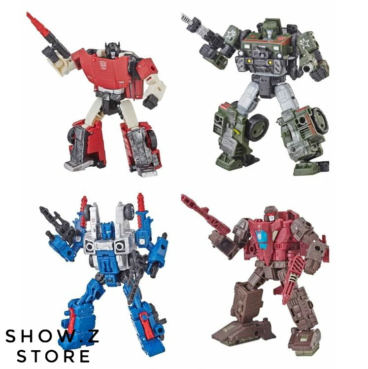 Takara TOMY War For Cybertron Siege Deluxe Wave 1 Sideswipe Hound Cog Skytread Set Of 4 2 Takara TOMY War For Cybertron Siege Deluxe Wave 1 Sideswipe Hound Cog Skytread Set Of 4 - Image 2