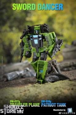 Dr.Wu Sword Dancer Slamdance DW-E07G Traveler Plane Raindance & DW-E08G Patriot Tank Grandslam Set Of 2 Green Version 12 Dr.Wu Sword Dancer Slamdance DW-E07G Traveler Plane Raindance & DW-E08G Patriot Tank Grandslam Set Of 2 Green Version -Model handmade 39cd28e675