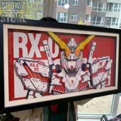 ChenFu Studio RX-0 Unicorn Gundam 3D Wall Art Decoration Picture -Model handmade 3d408418fd
