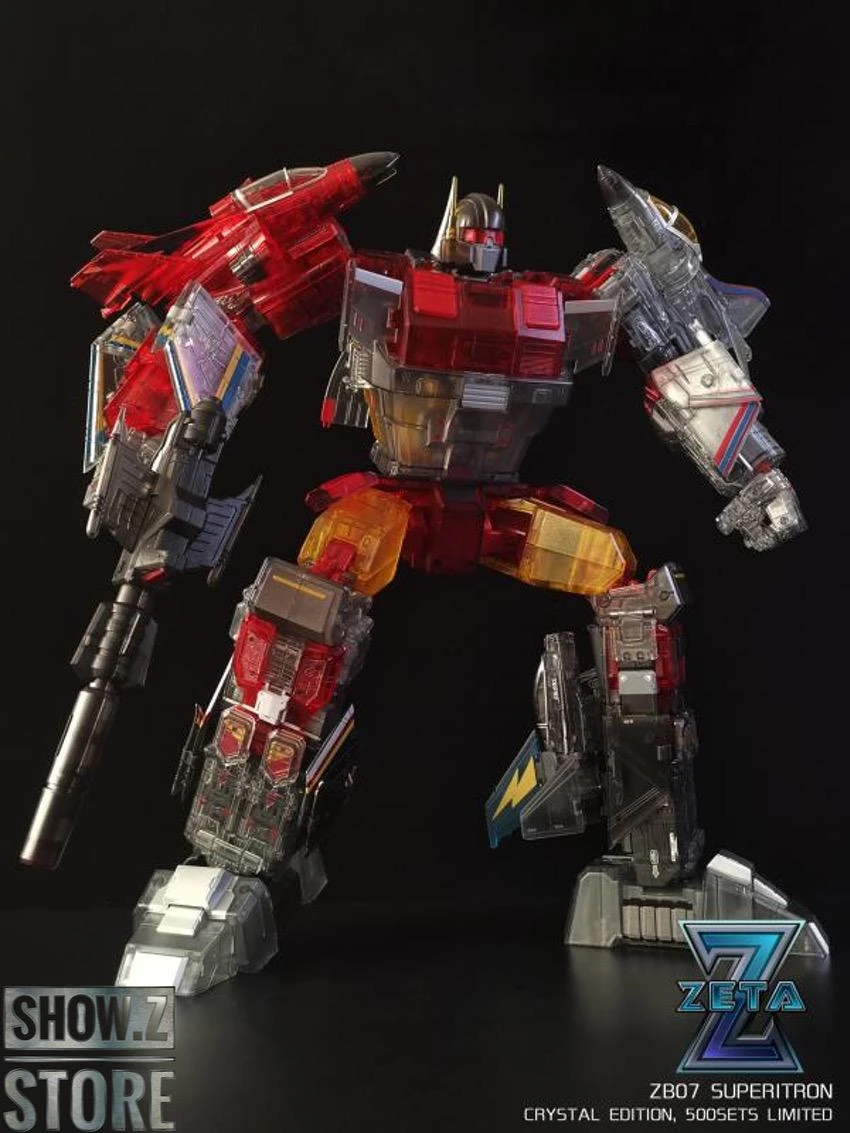 Zeta Toys ZB-07 Superitron Superion Clear Version Giftbox Set Of 6 4 Zeta Toys ZB-07 Superitron Superion Clear Version Giftbox Set Of 6 - Image 4