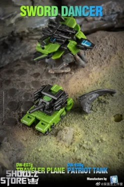 Dr.Wu Sword Dancer Slamdance DW-E07G Traveler Plane Raindance & DW-E08G Patriot Tank Grandslam Set Of 2 Green Version 17 Dr.Wu Sword Dancer Slamdance DW-E07G Traveler Plane Raindance & DW-E08G Patriot Tank Grandslam Set Of 2 Green Version -Model handmade 44f33cad11