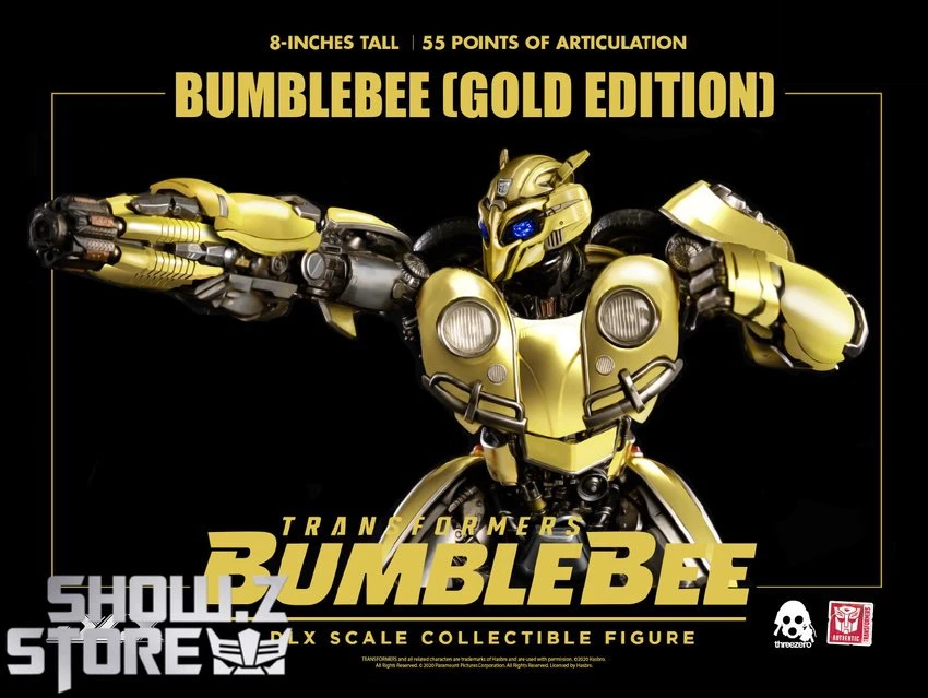 Threezero & Hasbro 3Z0294-EX Bumblebee Golden Version 4 Threezero & Hasbro 3Z0294-EX Bumblebee Golden Version - Image 4