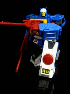 KFC Toys E.A.V.I. Metal Phase 4B Doubledeck Blaster Blue W/ Stinger & Mandy Cassettes -Model handmade 531fb5ded2