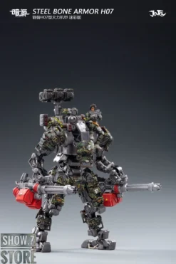 JoyToy Source 1/25 H07 Steel Bone Attack Mecha Jungle Camouflage W/ Pilot -Model handmade 5363627f6d