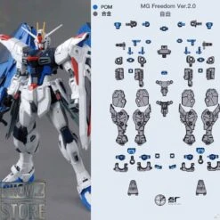 Point Factory Studio Metal Parts For Bandai MG ZGMF-X10A Freedom Gundam Ver. 2.0 -Model handmade 543897c9ac