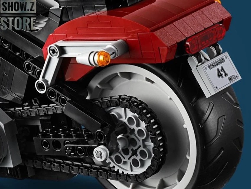 Lepin/Jack 91025 Harley-Davidson Motorcycle Fat Boy 6 Lepin/Jack 91025 Harley-Davidson Motorcycle Fat Boy - Image 6