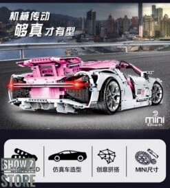 Lin07 Block 007 1/10 Bugatti Chiron Pink Version -Model handmade 65959c413f