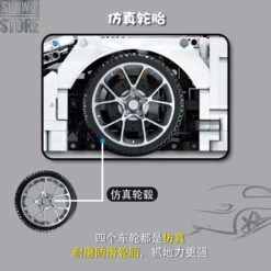 Lin07 Block 007 1/10 Bugatti Chiron Pink Version -Model handmade 689fd95854