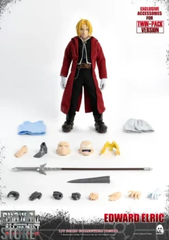 ThreeZero Toys 1/6 Fullmetal Alchemist: Brotherhood Edward & Alphonse Elric Twin-Pack -Model handmade 6a3c551e40