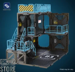 FreshRetro 1/18 1/24 SIB03 Scene In Box Fortifications-A Model Kit -Model handmade 6d35901585