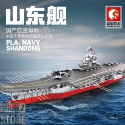 Sembo Block 202001 1/350 PLA Navy Shandong Military Aircraft Battleship