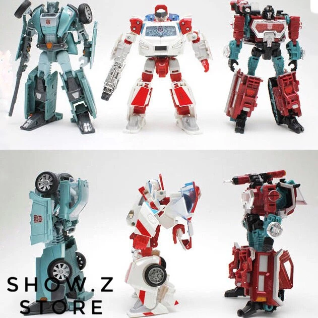 Takara TOMY Deluxe Autobots Warriors Ratchet Kup Perceptor Set Of 3 Asia Exclusive 1 Takara TOMY Deluxe Autobots Warriors Ratchet Kup Perceptor Set Of 3 Asia Exclusive