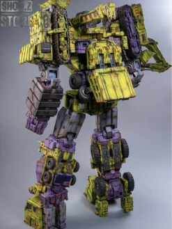 [Express Shipping] ToyWorld TW-C07G Constructor Devastator Old Green Battle Damage Version Set Of 6 -Model handmade 79ec917715
