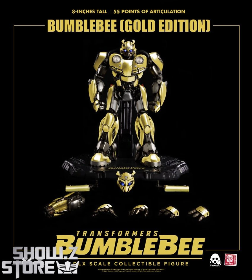 Threezero & Hasbro 3Z0294-EX Bumblebee Golden Version 5 Threezero & Hasbro 3Z0294-EX Bumblebee Golden Version - Image 5