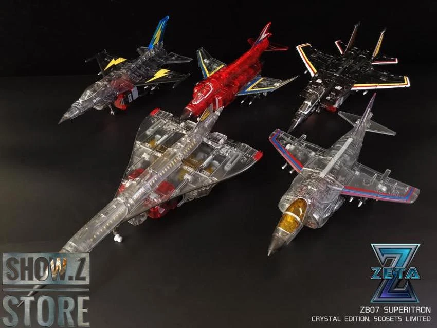 Zeta Toys ZB-07 Superitron Superion Clear Version Giftbox Set Of 6 8 Zeta Toys ZB-07 Superitron Superion Clear Version Giftbox Set Of 6 - Image 8