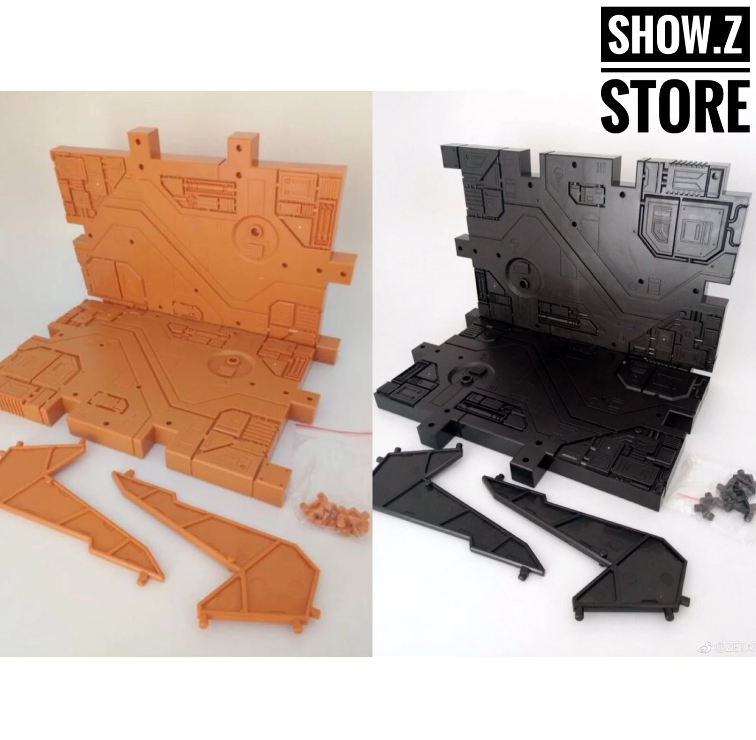 Zeta Toys Zeta-EX Display Base (Orange & Black) 2 Zeta Toys Zeta-EX Display Base (Orange & Black) - Image 2