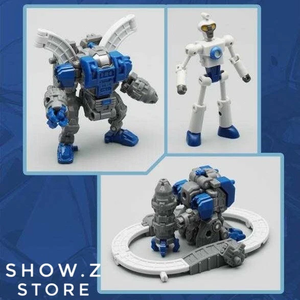 MechFansToys Mech Fans Toys Mech Soul MS-11I Mini Sentry & Doc Blue Version 1 MechFansToys Mech Fans Toys Mech Soul MS-11I Mini Sentry & Doc Blue Version
