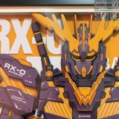 ChenFu Studio RX-0 Unicorn Gundam 02 Banshee 3D Wall Art Decoration Picture -Model handmade 86f2c9fdc7