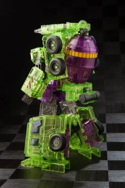 Toyworld TW-C07C Constructor Devastator Clear Version Full Set Of 6 Figures TW-07C Clear Constructor -Model handmade 8a2b217559