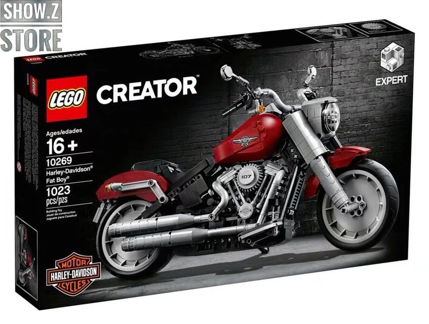 Lepin/Jack 91025 Harley-Davidson Motorcycle Fat Boy 7 Lepin/Jack 91025 Harley-Davidson Motorcycle Fat Boy - Image 7