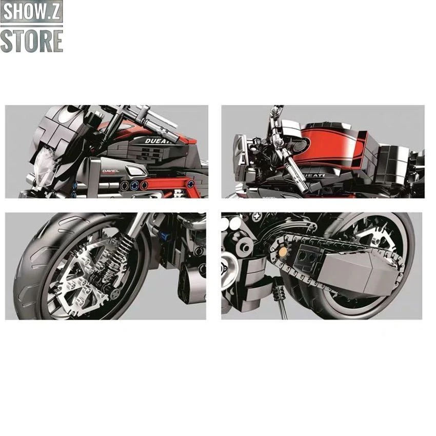 Lepin/Jack 91025 Harley-Davidson Motorcycle Fat Boy 14 Lepin/Jack 91025 Harley-Davidson Motorcycle Fat Boy - Image 14