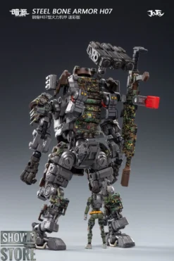 JoyToy Source 1/25 H07 Steel Bone Attack Mecha Jungle Camouflage W/ Pilot -Model handmade 9224fdb208