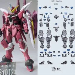 Point Factory Studio PFS02-2 Metal Parts For Bandai MG ZGMF-X09A Justice Gundam -Model handmade 964edf79a2