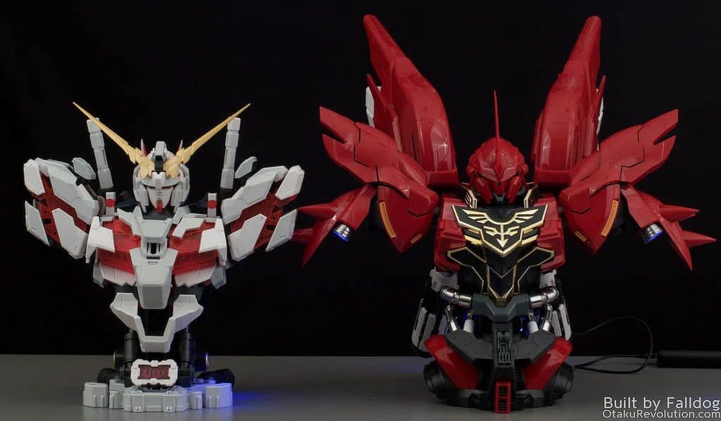 BSC Yihui YH Model 1/35 MSN-06S MNS06S SINANJU New Zeon Customized Gundam Bust Model Kit 5 BSC Yihui YH Model 1/35 MSN-06S MNS06S SINANJU New Zeon Customized Gundam Bust Model Kit - Image 5