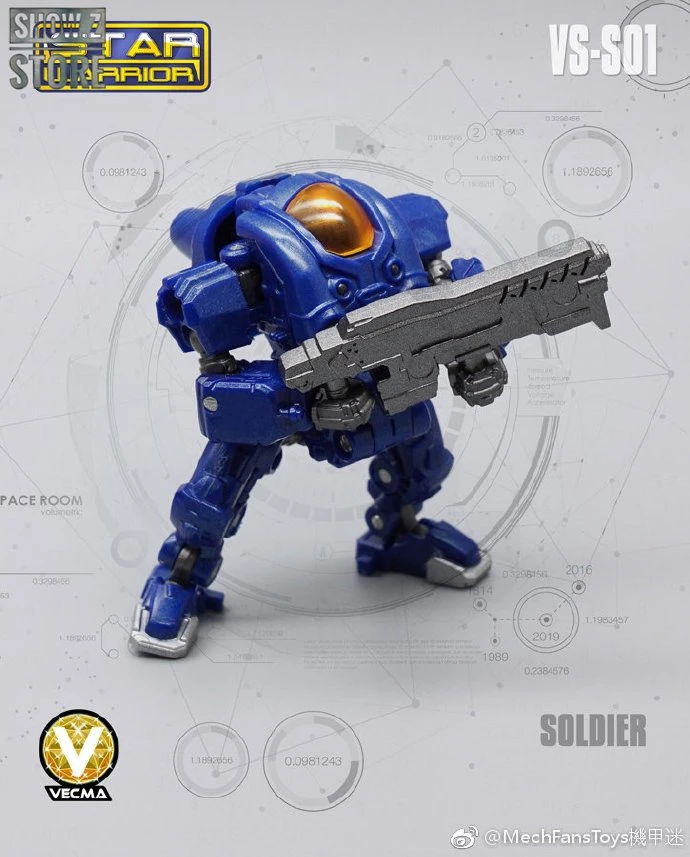 MechFansToys Vecma Toys VS-S01 Combat Squad Soldier & Raynor Set Of 2 7 MechFansToys Vecma Toys VS-S01 Combat Squad Soldier & Raynor Set Of 2 - Image 7