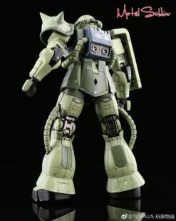 Metal Soldier 1/100 MS01 ZAKUII MS-01 MS-06 ZAKU2 Green Chogokin Metal Build -Model handmade a4906a9ab5 scaled