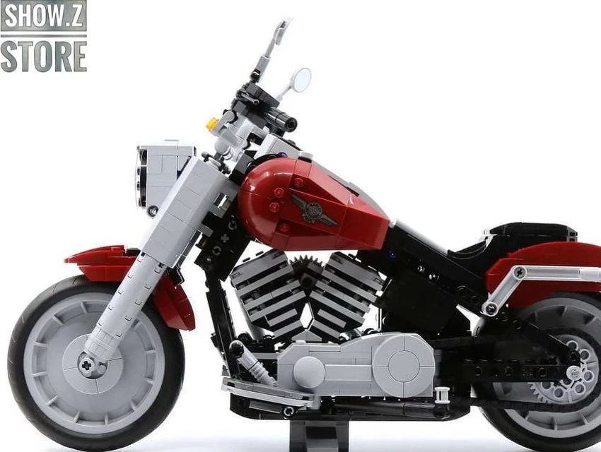 Lepin/Jack 91025 Harley-Davidson Motorcycle Fat Boy 4 Lepin/Jack 91025 Harley-Davidson Motorcycle Fat Boy - Image 4