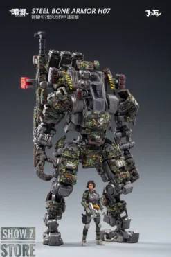 JoyToy Source 1/25 H07 Steel Bone Attack Mecha Jungle Camouflage W/ Pilot -Model handmade aad6568bf3