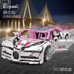 Lin07 Block 007 1/10 Bugatti Chiron Pink Version -Model handmade ad94f134a7