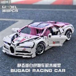 Lin07 Block 007 1/10 Bugatti Chiron Pink Version -Model handmade b2d81e70af