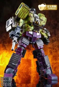Jinbao Oversized Devastator Battle Damaged Version Full Set Of 6 Gravity Builder -Model handmade b567c1ed09